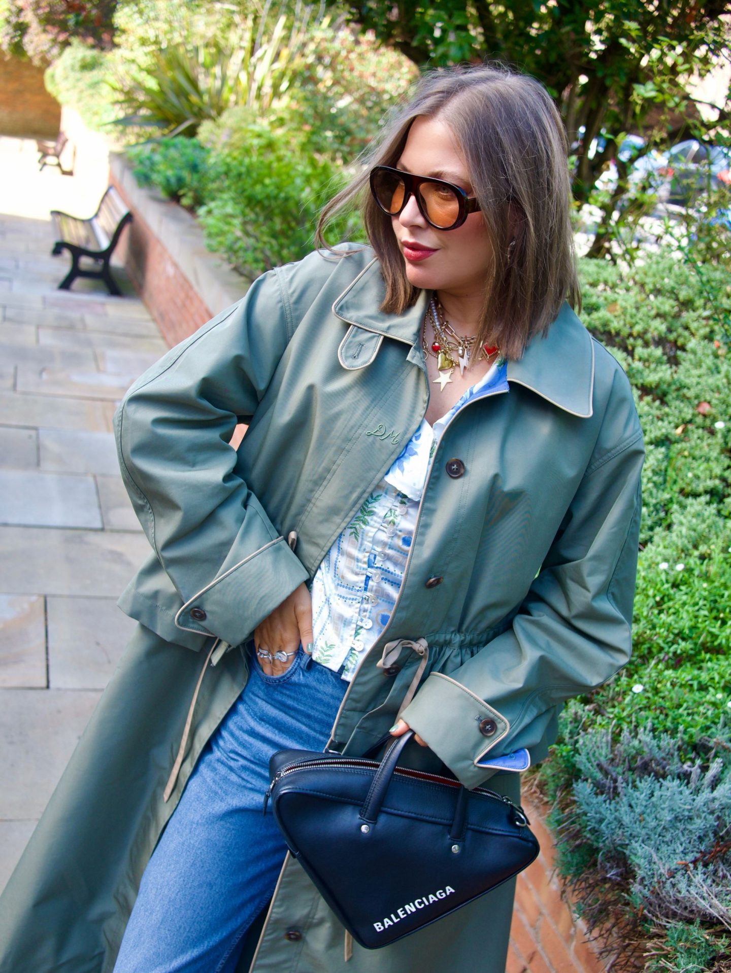 Trench Coat , damson madder myrtle coat, new autumn coat, autumn fashion, Manchester influencer, content creator, outfit inspirations, Manchester , autumn in Manchester 