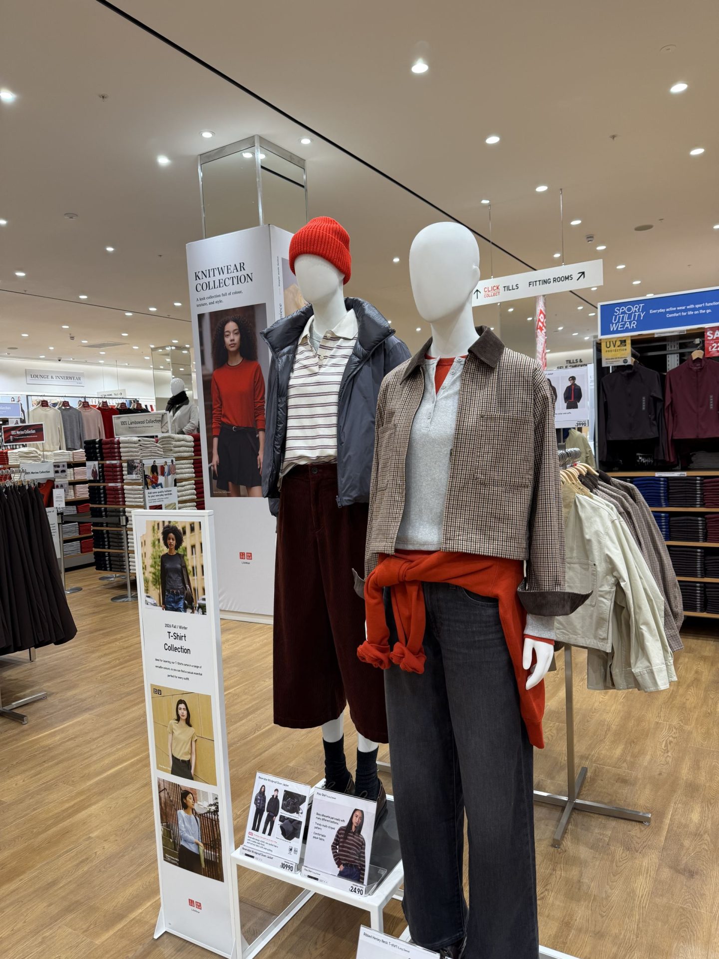 UNIQLO store at the Trafford Centre, Uniqlo new store, manchester Trafford centre , what's on in Manchester ,manchester news, Uniqlo pieces, manchester influencer,manchester content creator .
