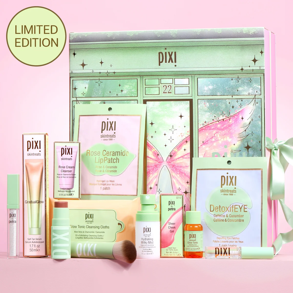 Pixi beauty , Pixi beauty advent calendar, christmas advent calendar, 12 Days of Glow Discovery, Pixi blow, glow tonic, Christmas gift guide, content creator, beauty content creator