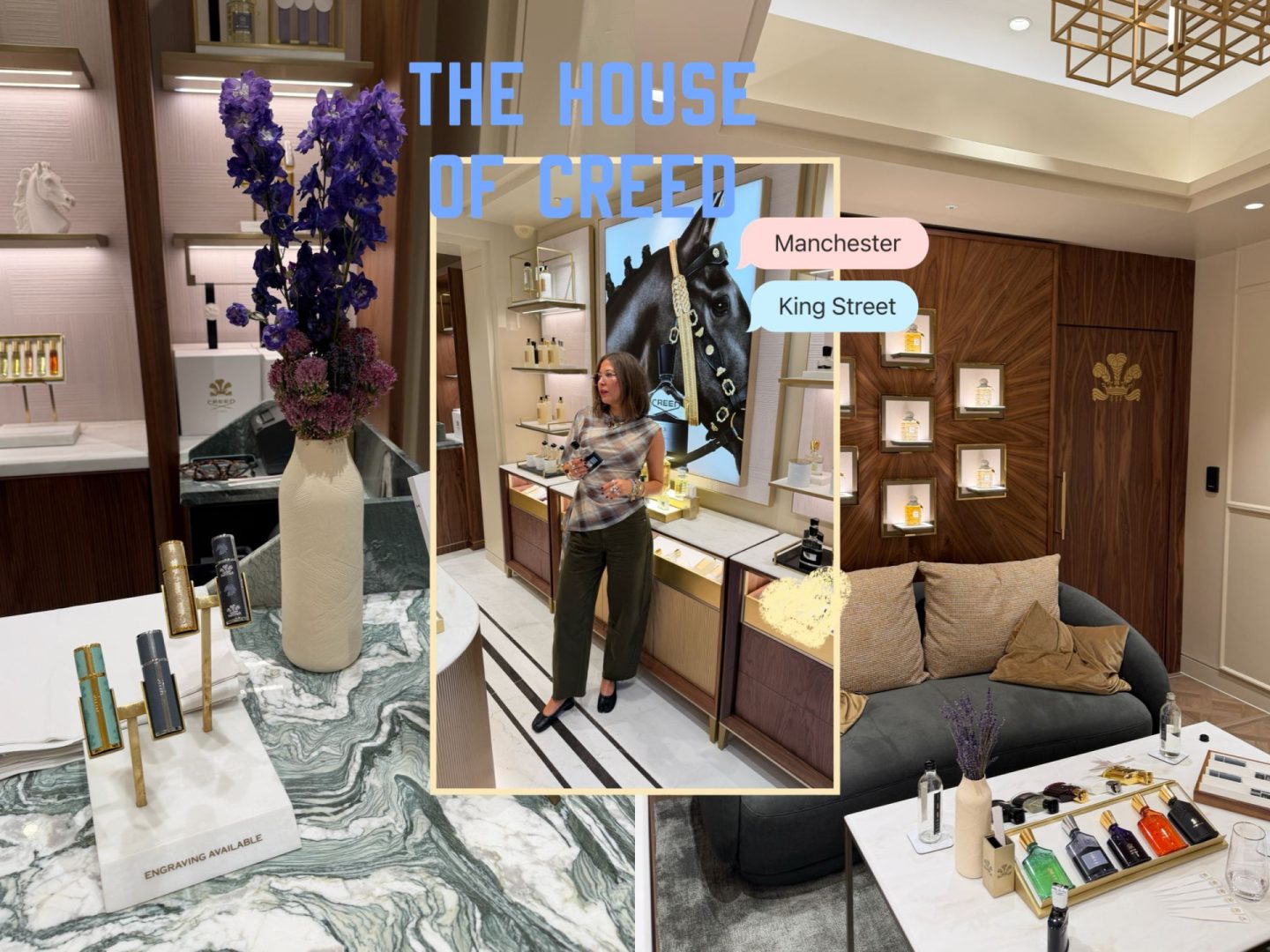 The House of Creed, creed fragrance, Manchester boutique, Manchester new store, creed in manchester,. new opening in manchester, what's on in manchester, luxury fragrance, scent , creed iconic,beauty influencer,